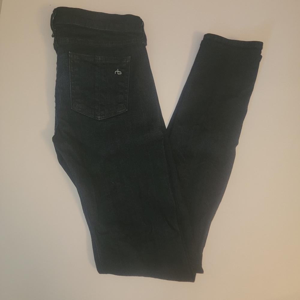Rag&Bone Skinny Jeans Size 27 Olive Harrow